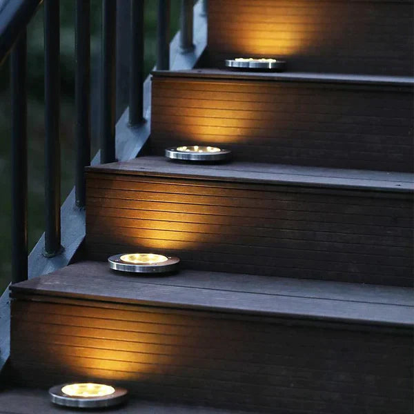 LED Solar Powered In-Ground Lights (4 piece) at $42.97 only from Truemartin