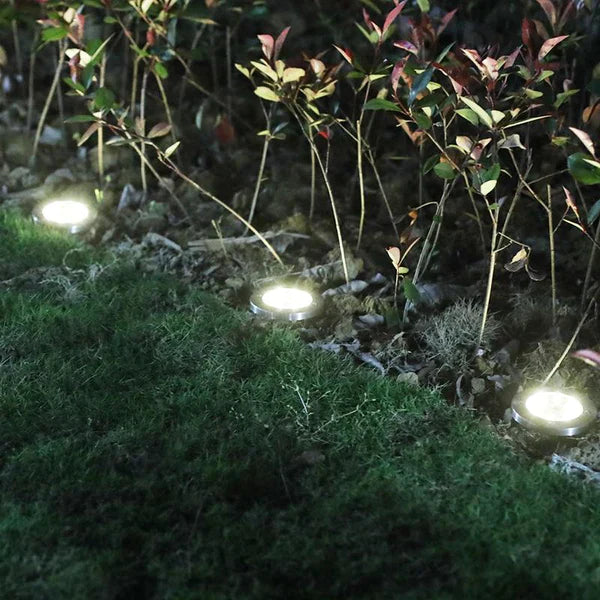 LED Solar Powered In-Ground Lights (4 piece) at $42.97 only from Truemartin