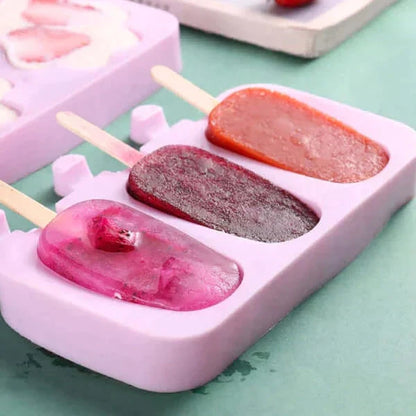 3 Cavity Silicone Cakesicle Mold at $14.97 from Truemartin