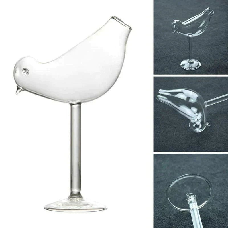 Bird Shape Creative Cocktail Glass at $19.97 from Truemartin