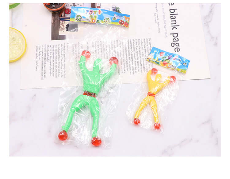 10 Pcs Sticky Wall Climber toy at $9.97 from Truemartin