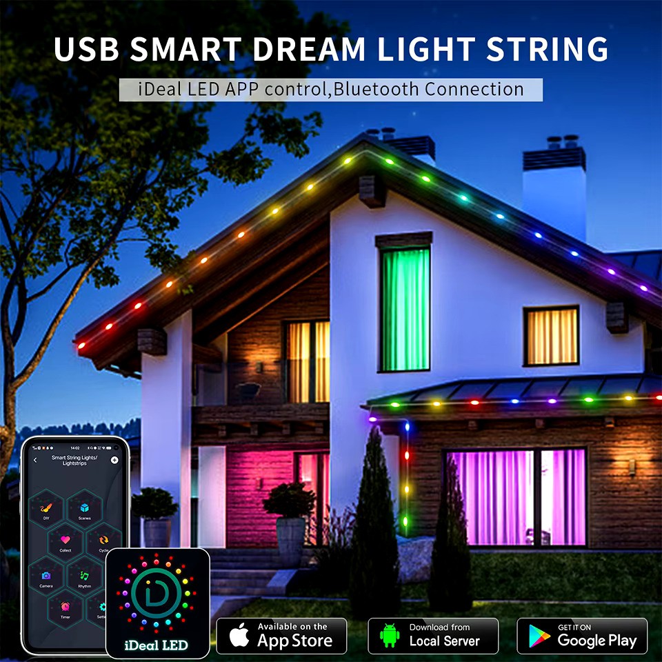 Light With Bluetooth APP and Remote control For Xmas tree at $12.97 only from Truemartin