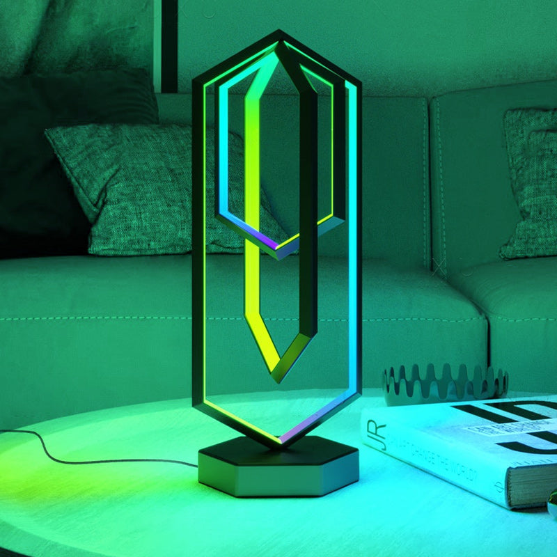 APP Music Rhythm Atmosphere Night Lights RGB Fantasy Desk Lamp LED at $109.97 from Truemartin