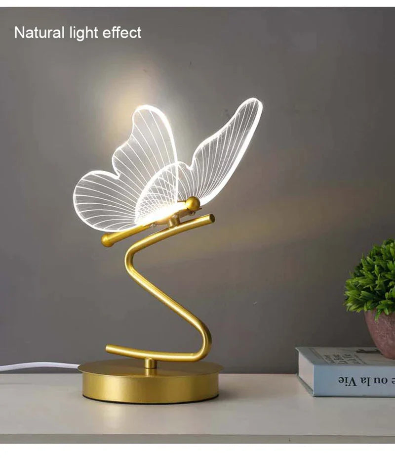 Butterfly Desk Lamp for Bedside Living Room