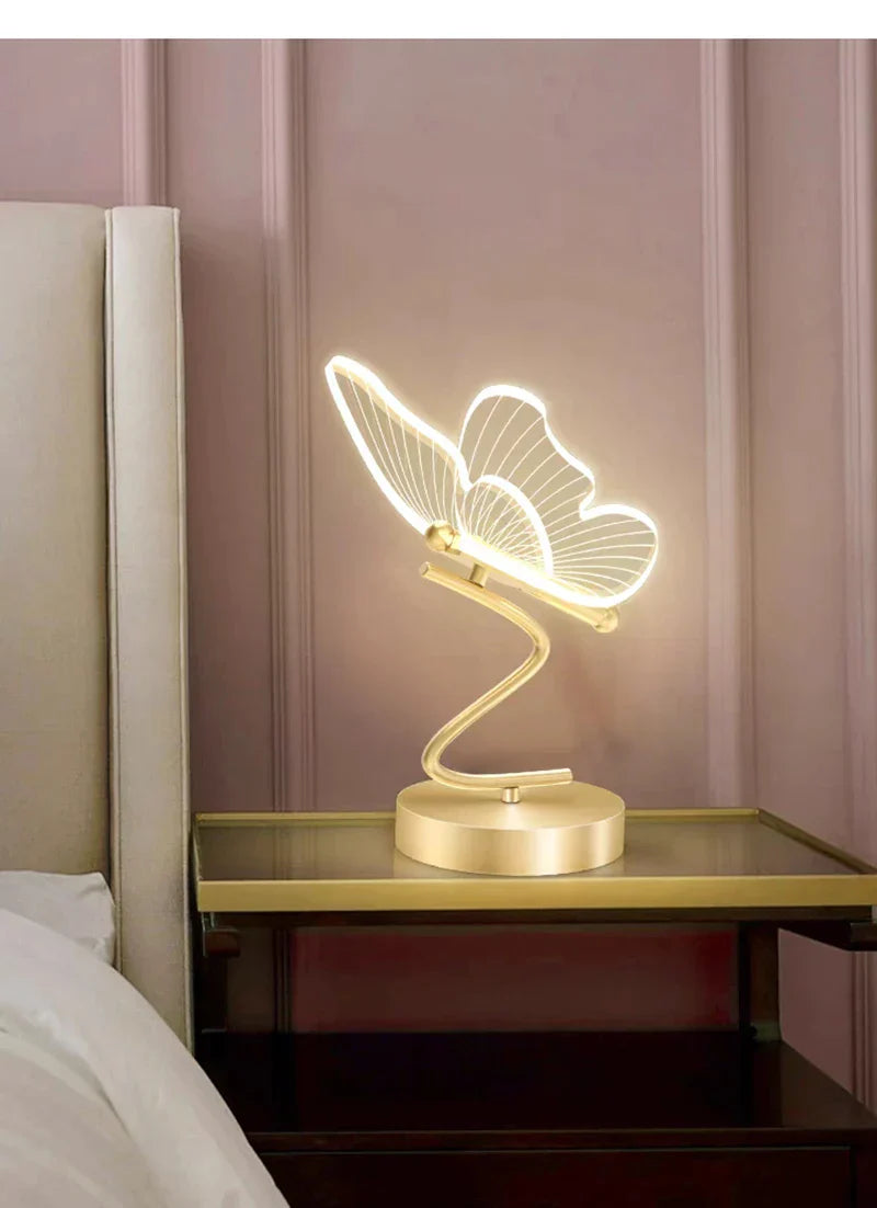 Butterfly Desk Lamp for Bedside Living Room