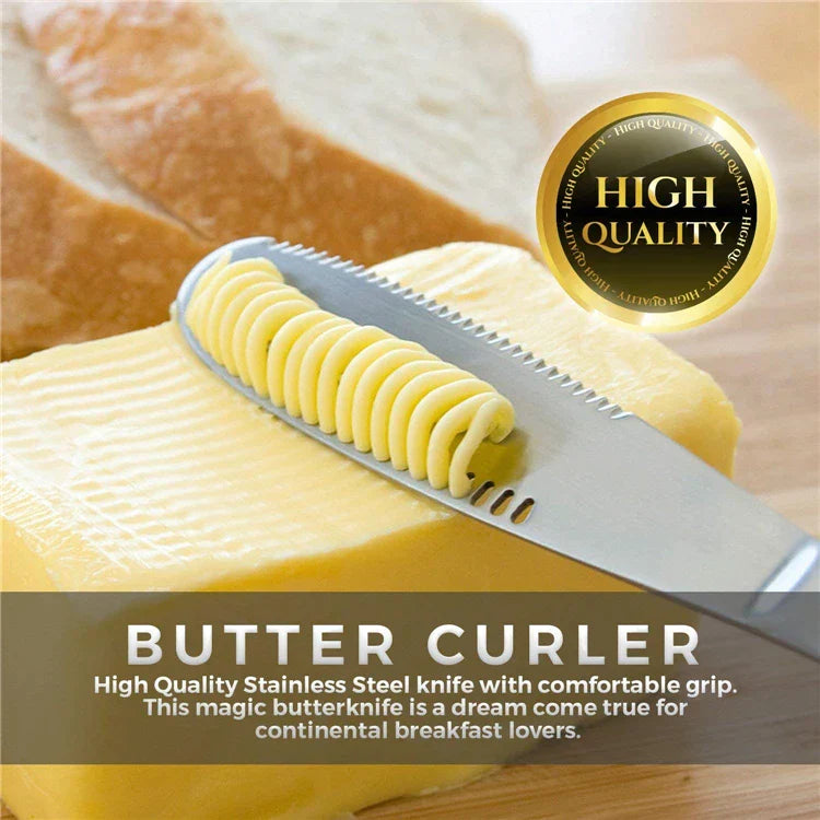 Butter Knife Holes Cheese Dessert Stainless Steel Jam Knife at $9.97 only from Truemartin