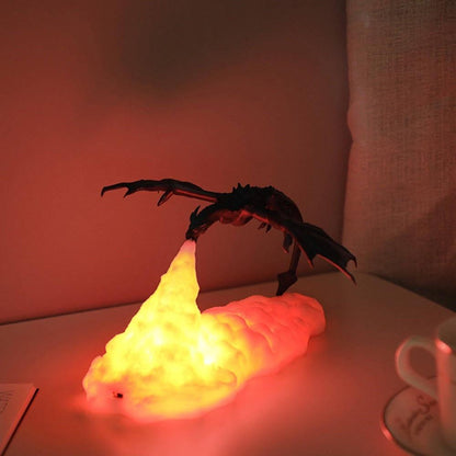 3D Printed Dragon Night Light LED Night Lamp at $39.80 from Truemartin