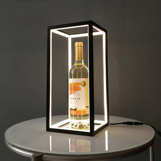 Modern Bar Table Lamp Led Line Lamp Cuboid Rectangle LED Lights