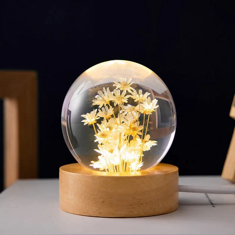 Dandelion Crystal Flower Lamp at $32.97 from Truemartin